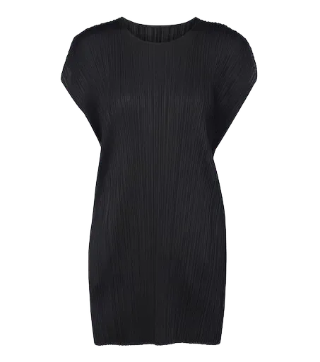 Monthly Colors: July pleated dress