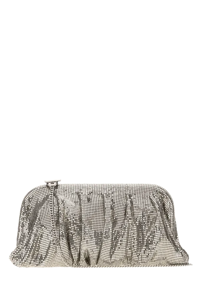 Benedetta Bruzziches Grande Clutch — Silver