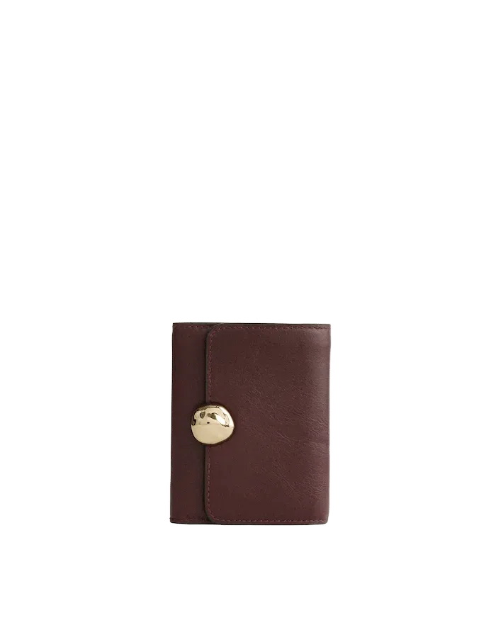 The Sculpted Metal Trifold Wallet