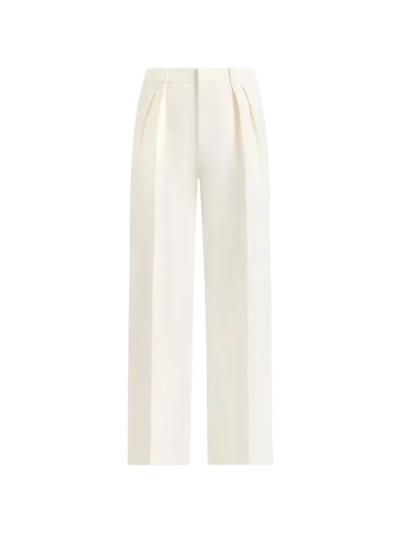 Julie pinstripe twin pleat tailored trousers