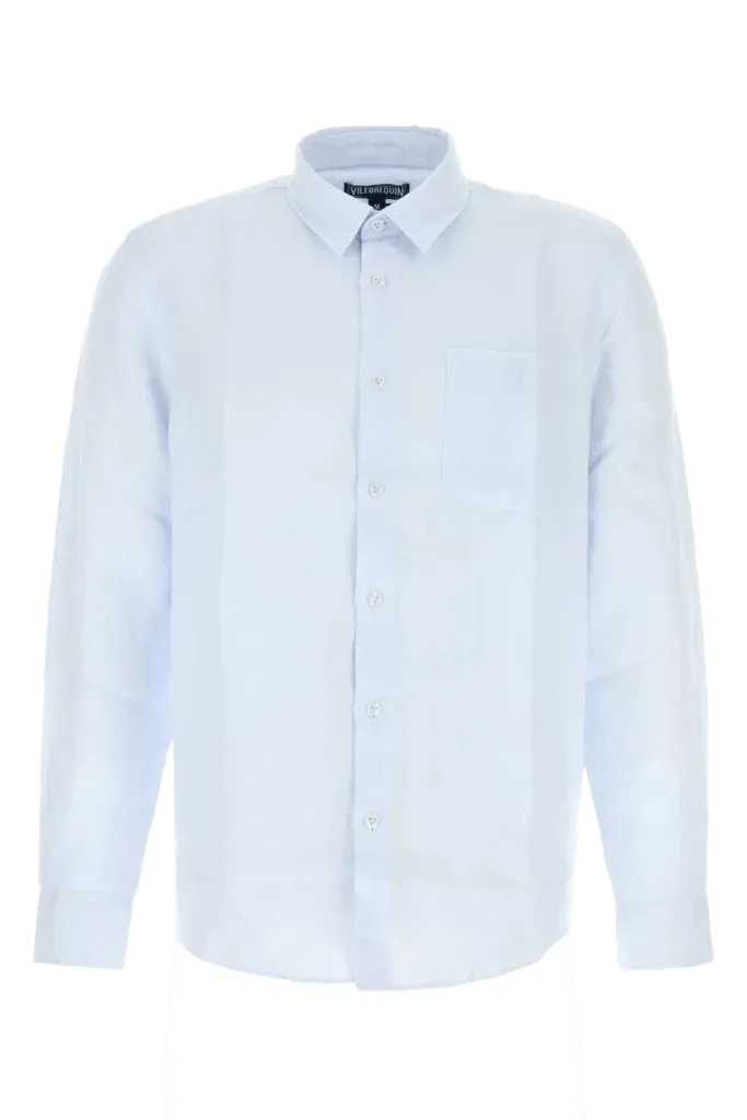 Vilebrequin Linen Shirt — Blue