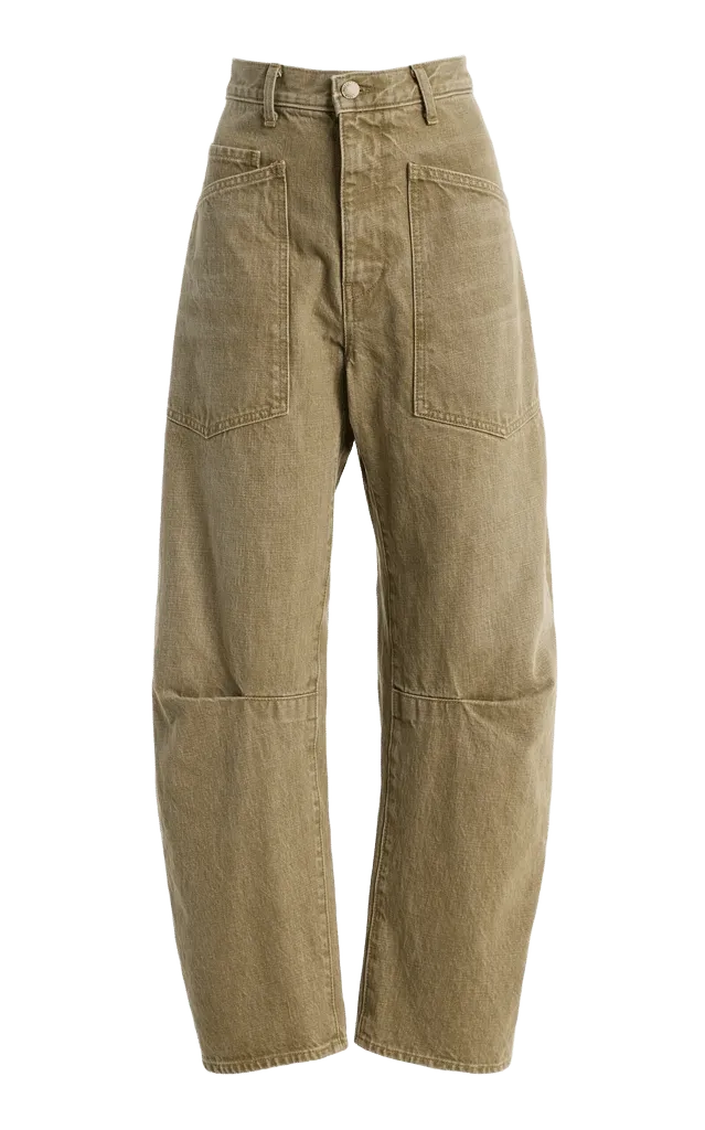 Shon Rigid Low-Rise Wide-Leg Jeans