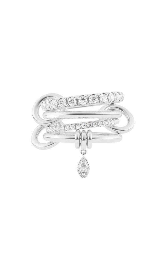 Inara Sterling Silver Diamond Ring