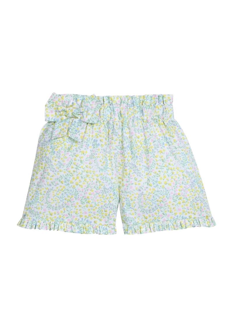 Paperbag Bow Shorts - Briarcliff Floral