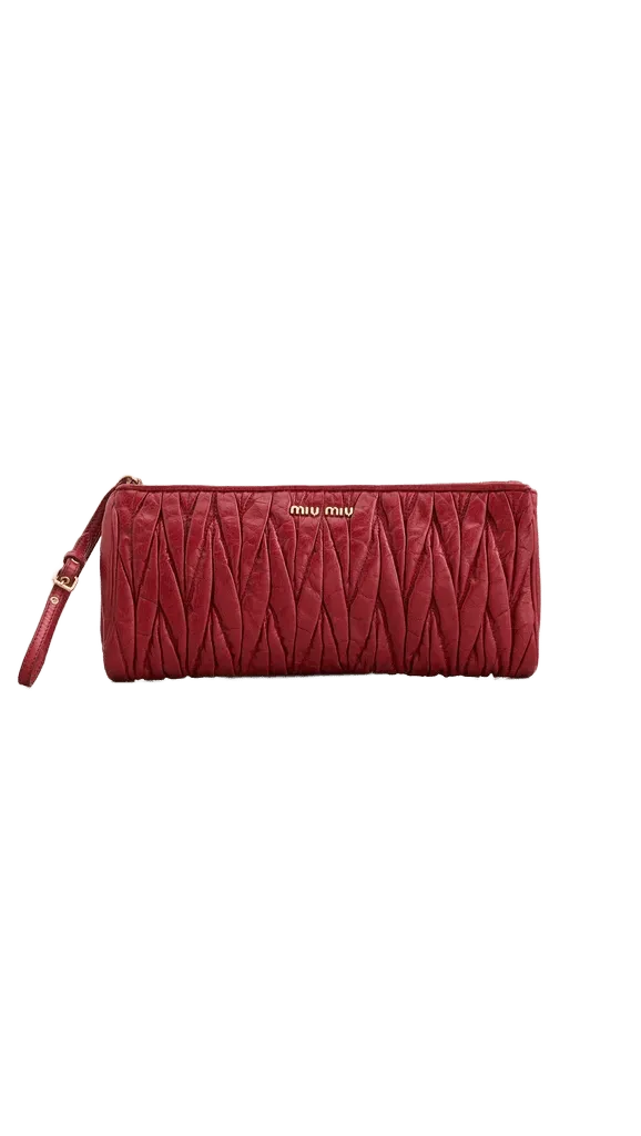 Miu Miu Calf Leather Clutch Bag