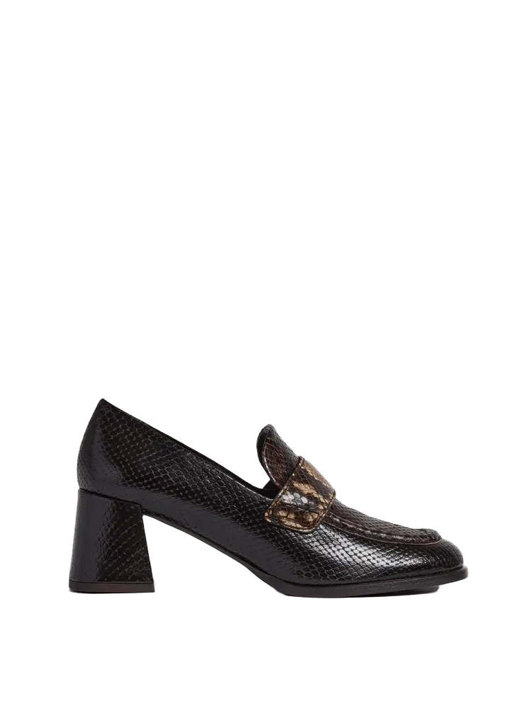 Block Heel Loafer