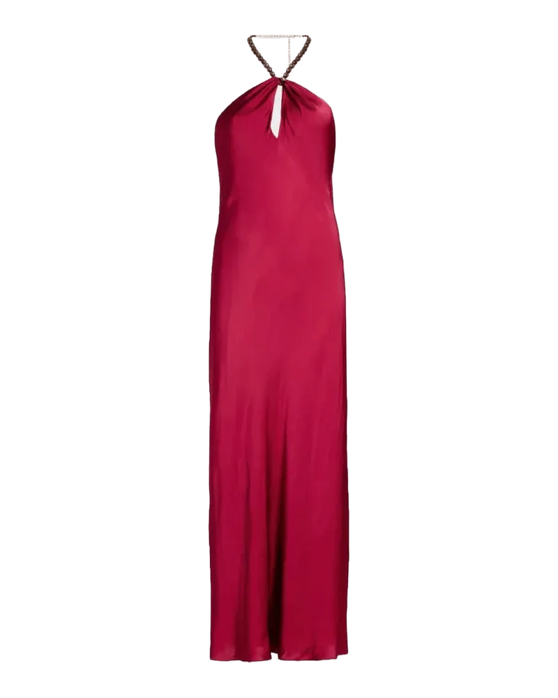 Giulia Beaded Halter Maxi Dress