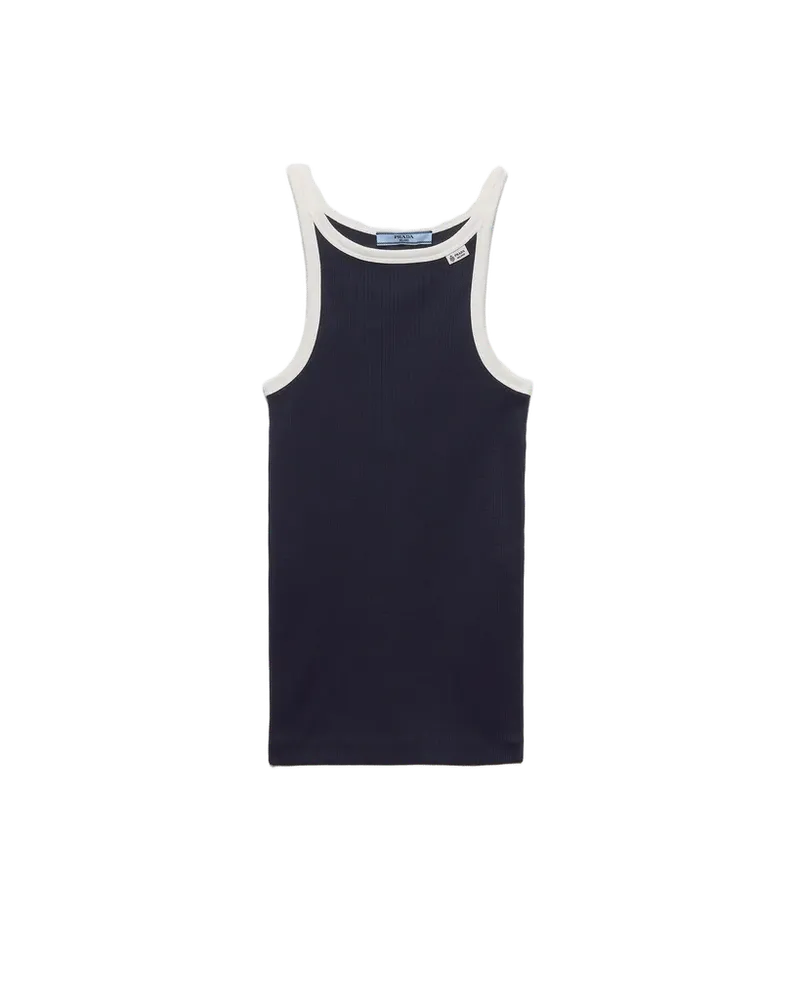 Ribbed knit tank top