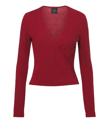 Lauren jersey wrap top