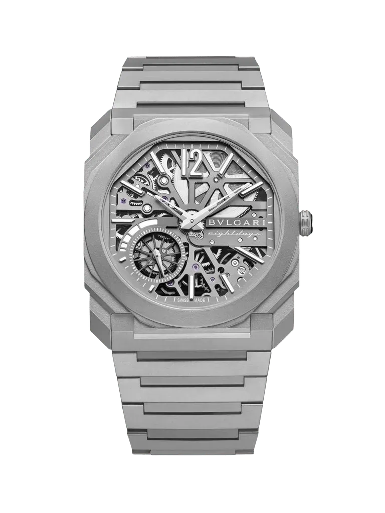 BVLGARI Octo Finissimo Titanium Skeleton Watch
