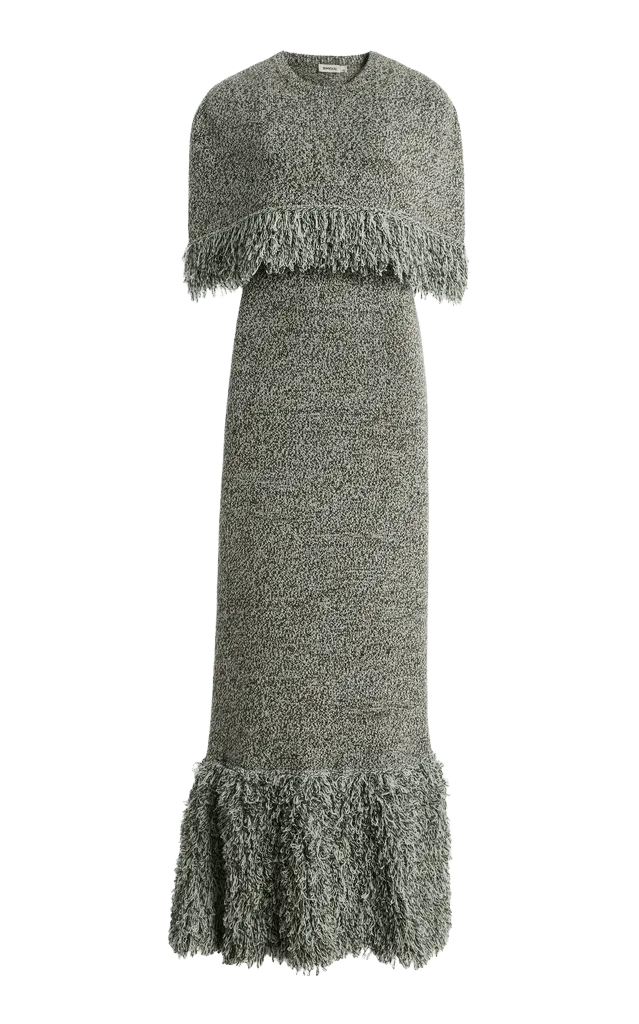 Daniela Cape Knit Midi Dress