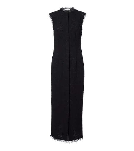 Lana cotton-blend tweed midi dress