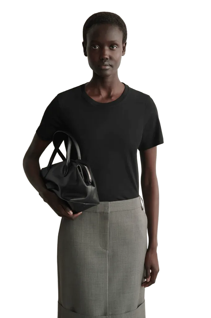 COTTON CREW-NECK T-SHIRT