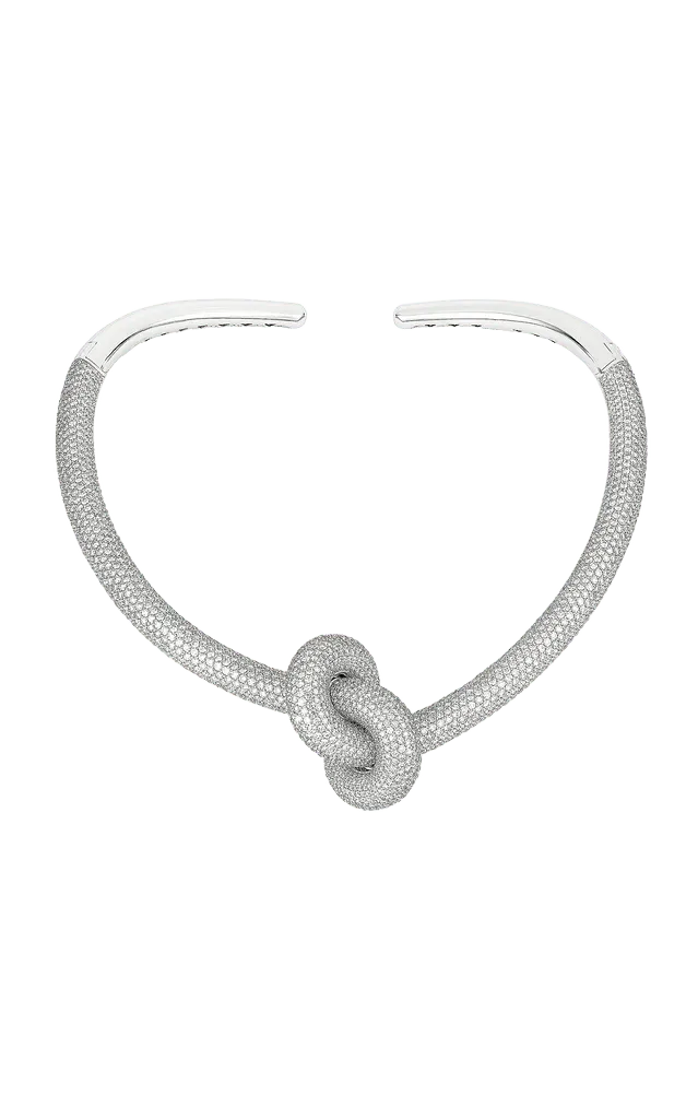 Legacy Knot Collier Pave