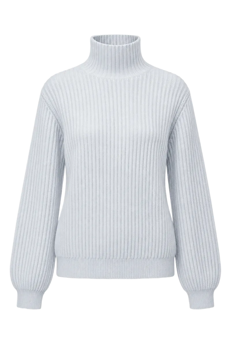 Woll-Mischung Pullover in Blau