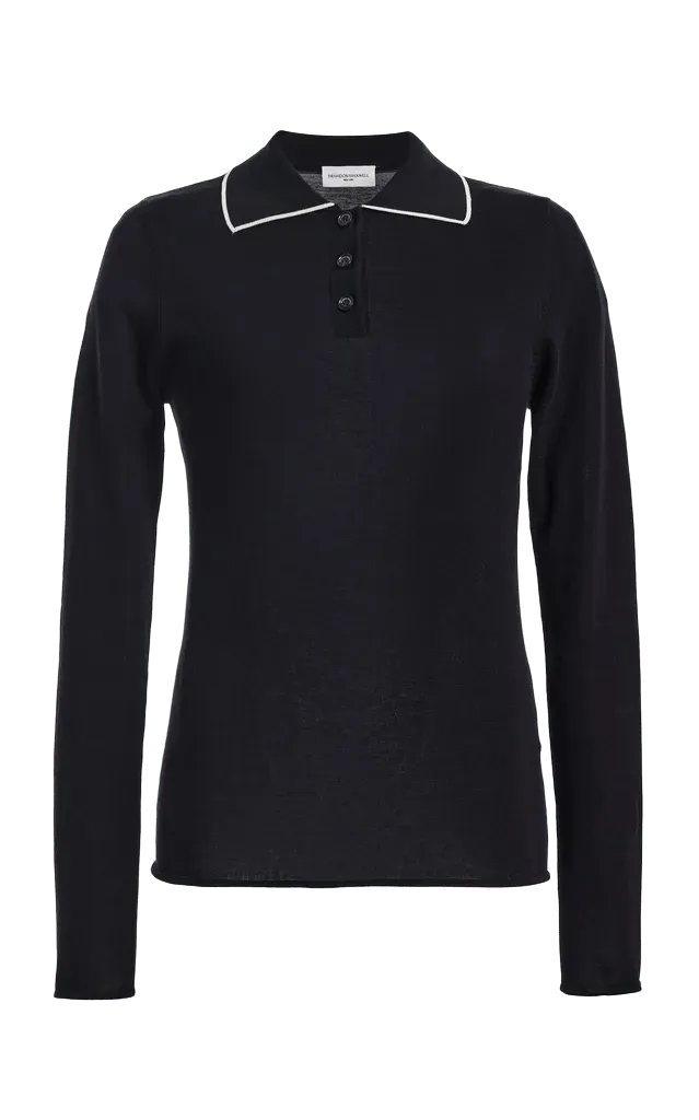 The Mills Knit Polo Sweater