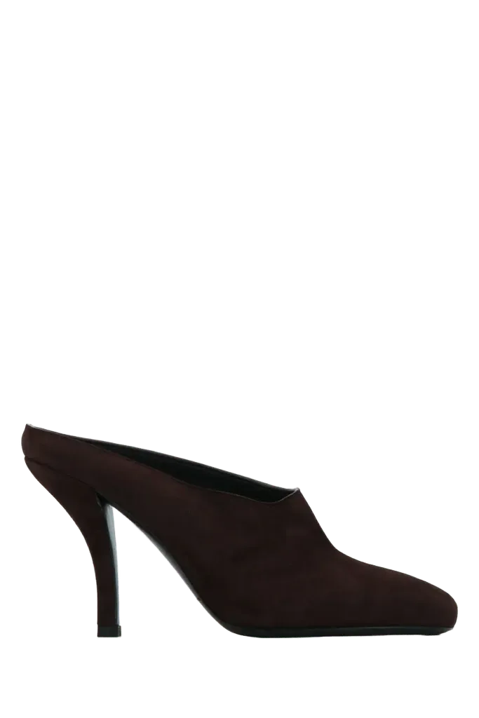 Toteme Suede Mule — Brown