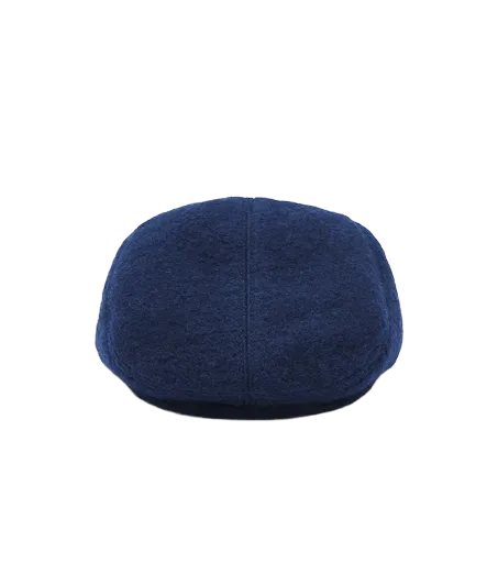 Wool-blend newsboy cap