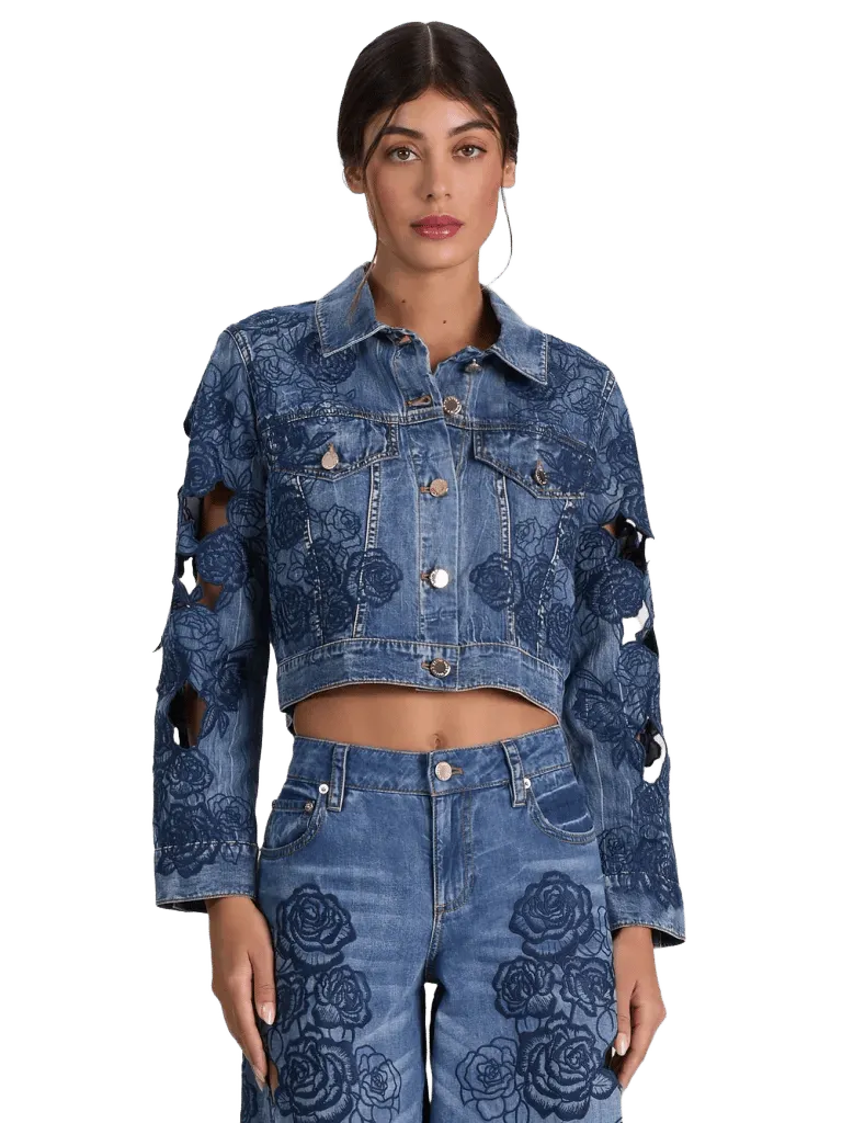 CHLOE DENIM JACKET - BROOKLYN BLUE