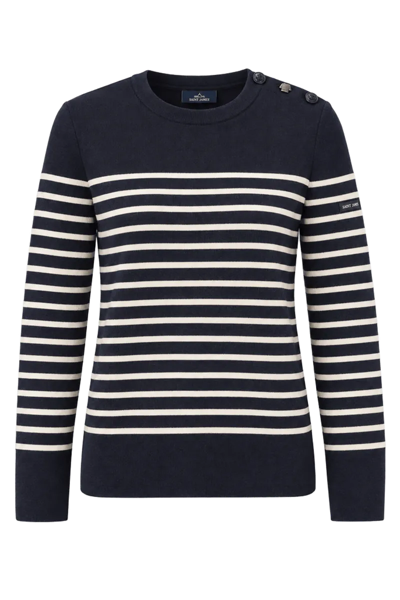 BREGANCON Breton Sweater (NAVY / IVORY)