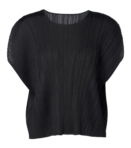 Monthly Colors: July pleated top