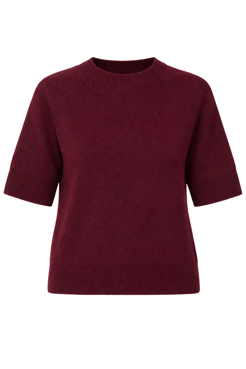 Crewneck Short Sleeve Sweater