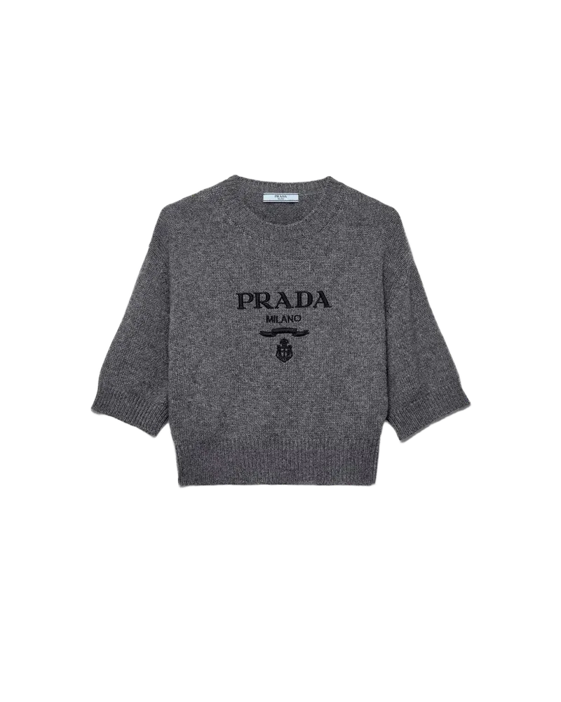 Wool and cashmere crew-neck sweater