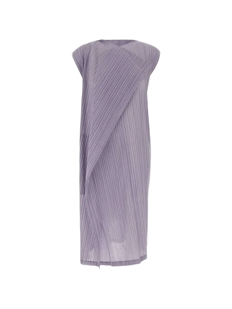 Pleats Please Issey Miyake pleated midi dress