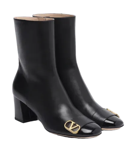 Veeside leather ankle boots