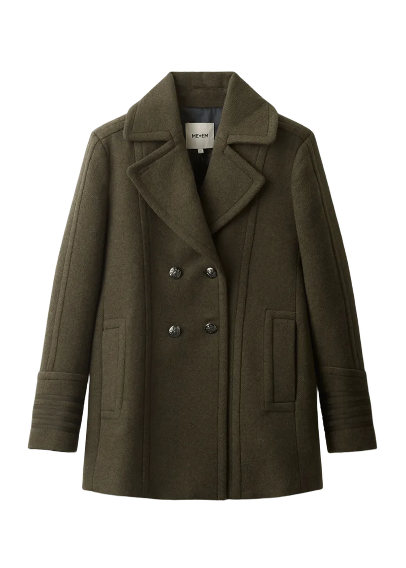 Utility Swing Peacoat