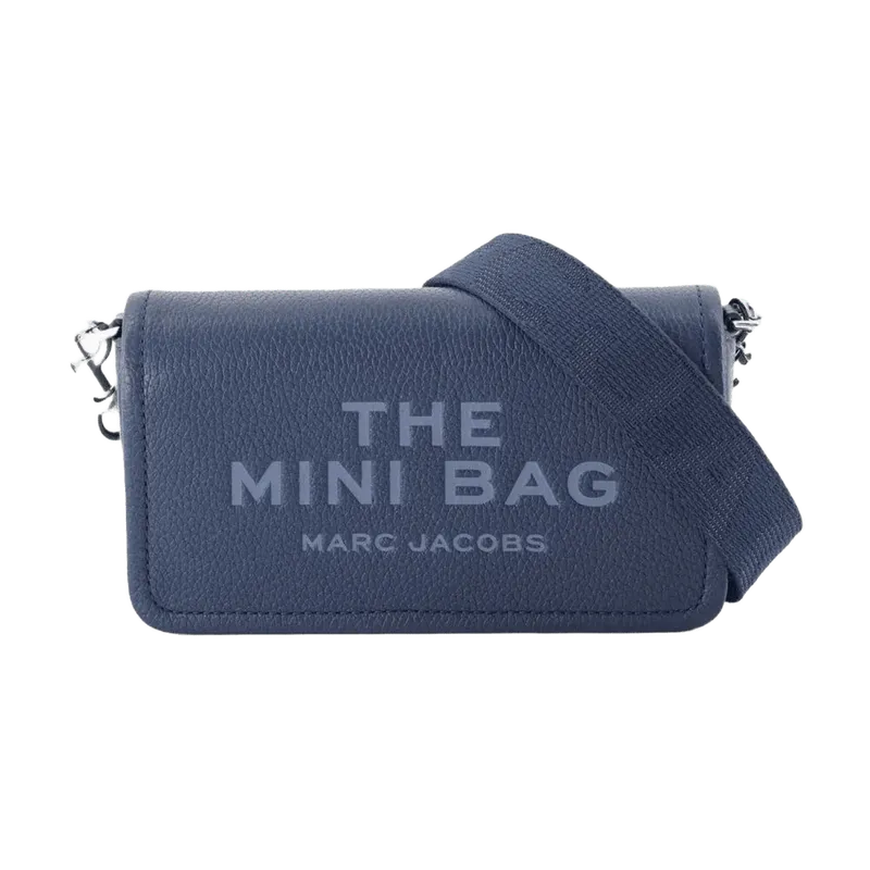 Marc Jacobs Leather Crossbody Mini Bag — Blue