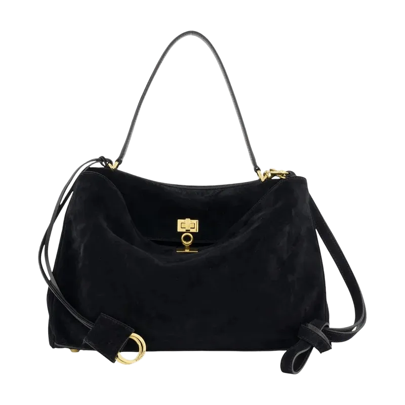 Balenciaga Rodeo Top Handle M Shoulder Bag — Black