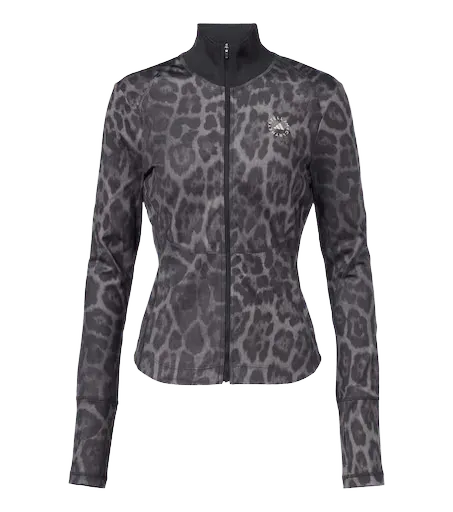 TruePurpose leopard-print technical jacket