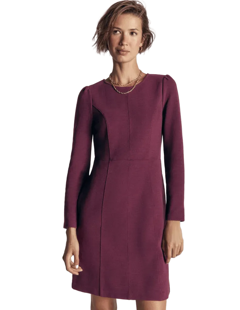 Marla Seamed Ottoman Dress