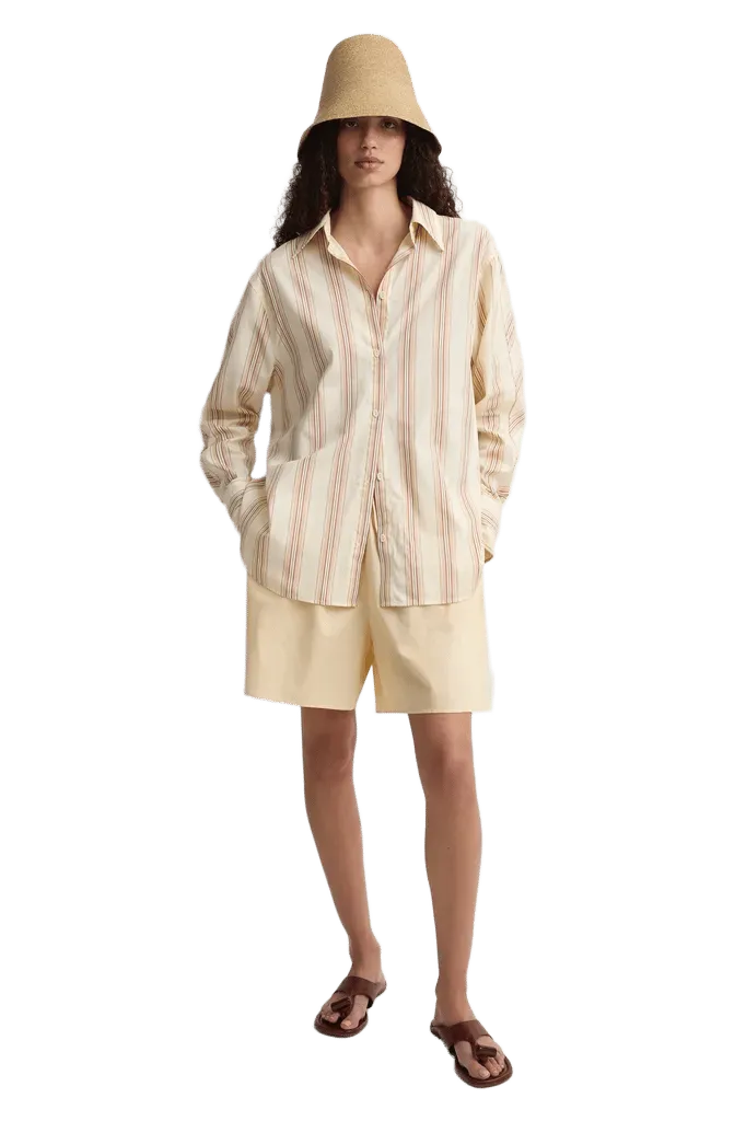 The Stripe Shirt Straw Stripe