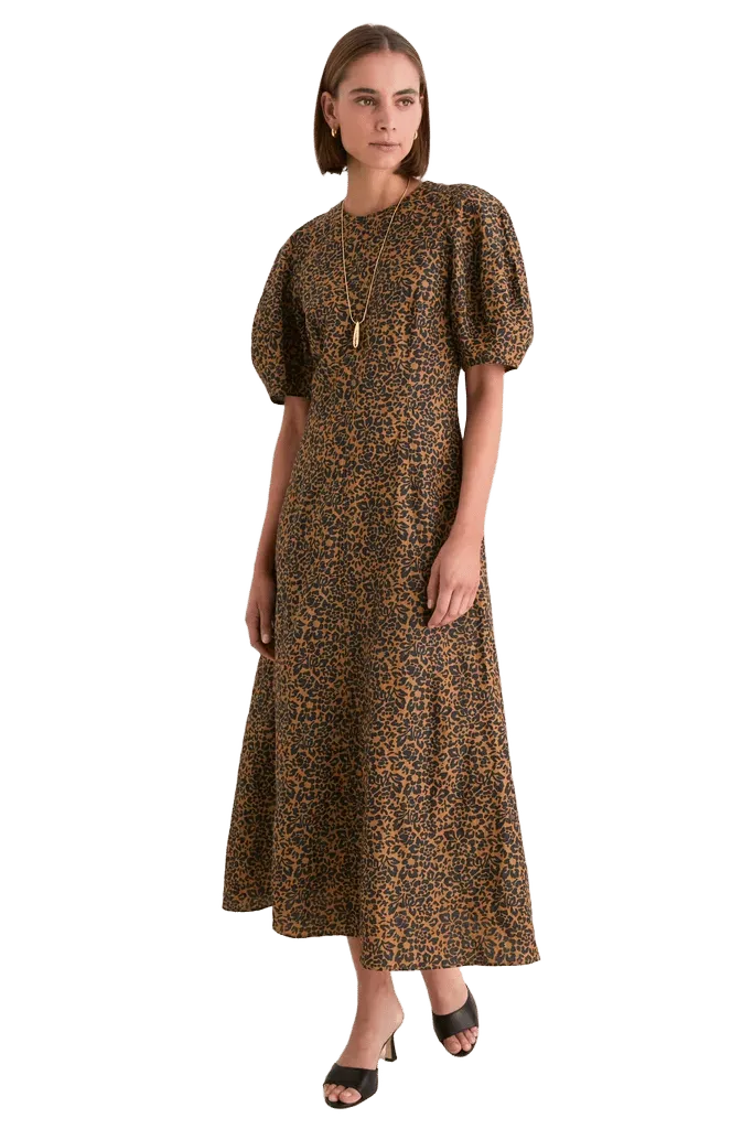 Leo Floral Midnight Bettina Maxi Dress