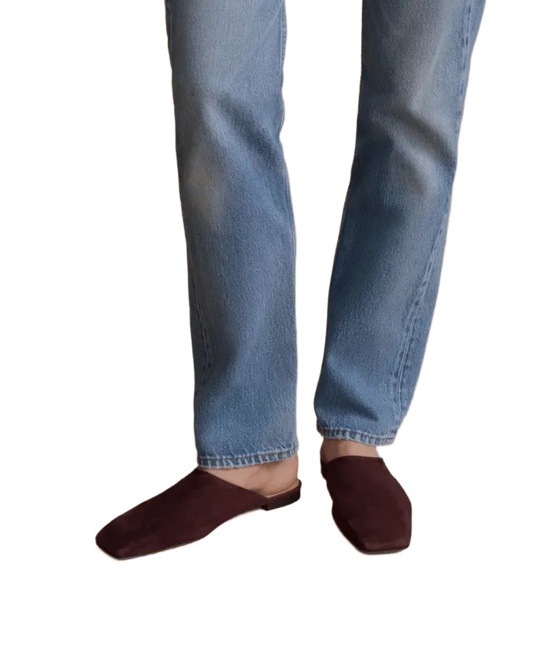 Suede Miller Mule