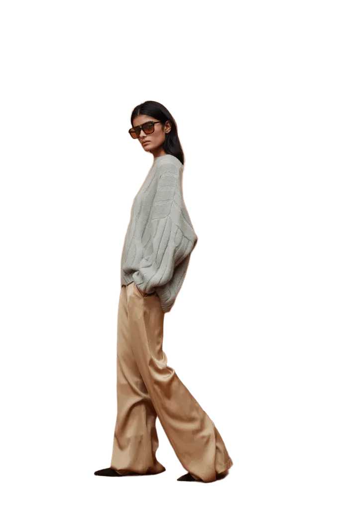 Cashmere Mischung Pullover in Grün