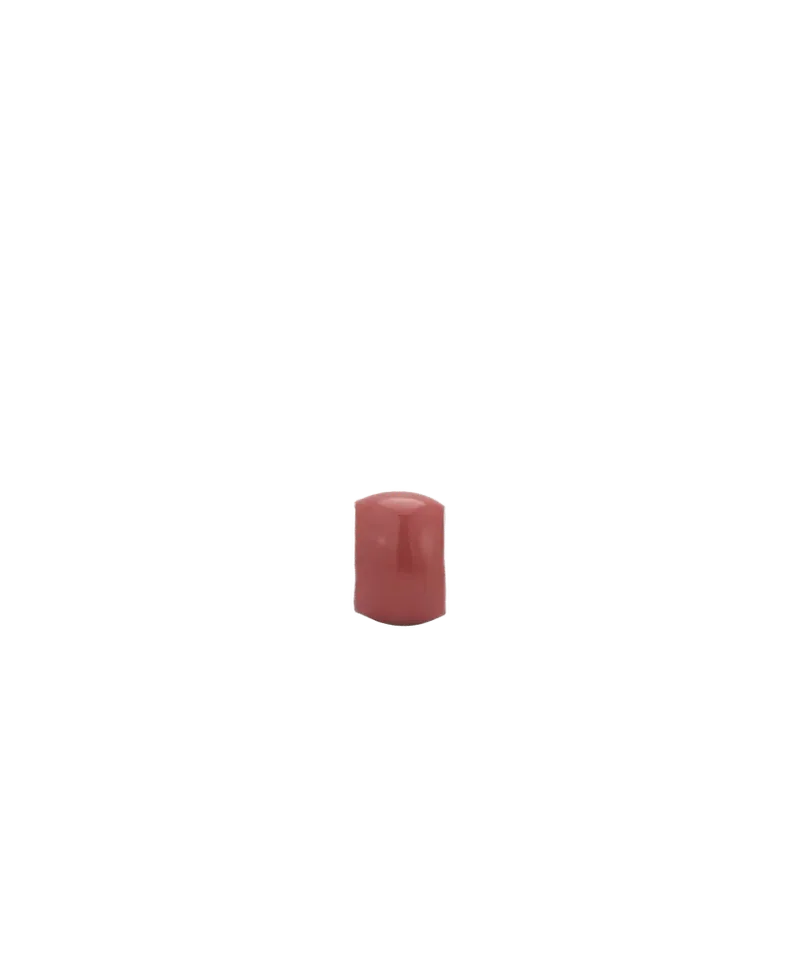 Wide Dusty Rose Enamel Mini Bead