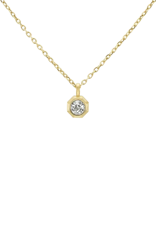 Mira 18K Yellow Gold Diamond Necklace