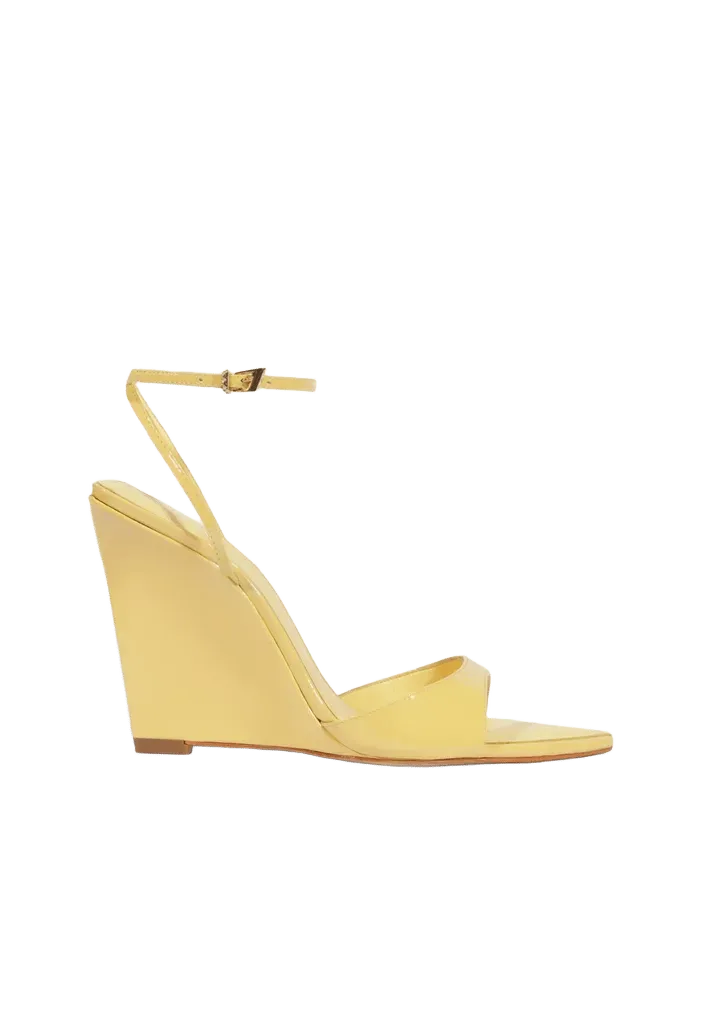 Elodie Wedge Patent Sandal