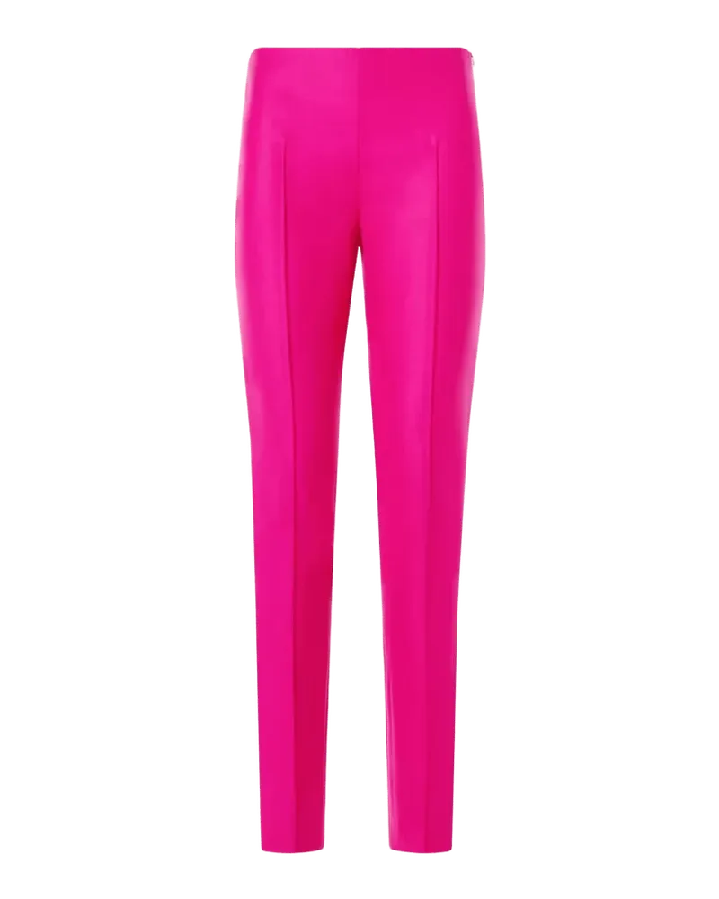 Melissa Pintuck Wool Stretch Slim Ankle Pants