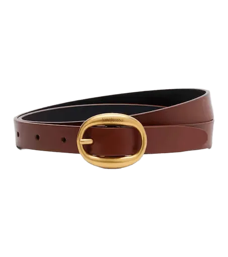 Leather belt