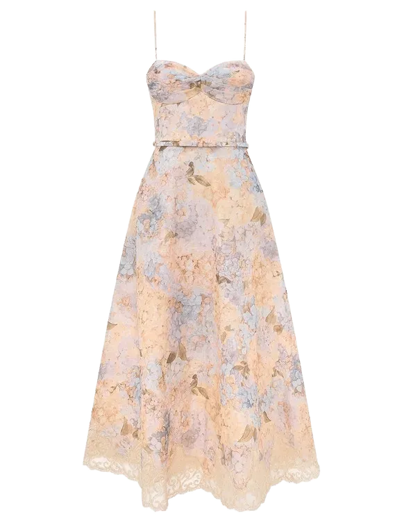 Valiant Tucked Midi Dress