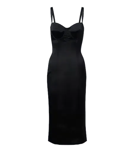 Satin corset dress