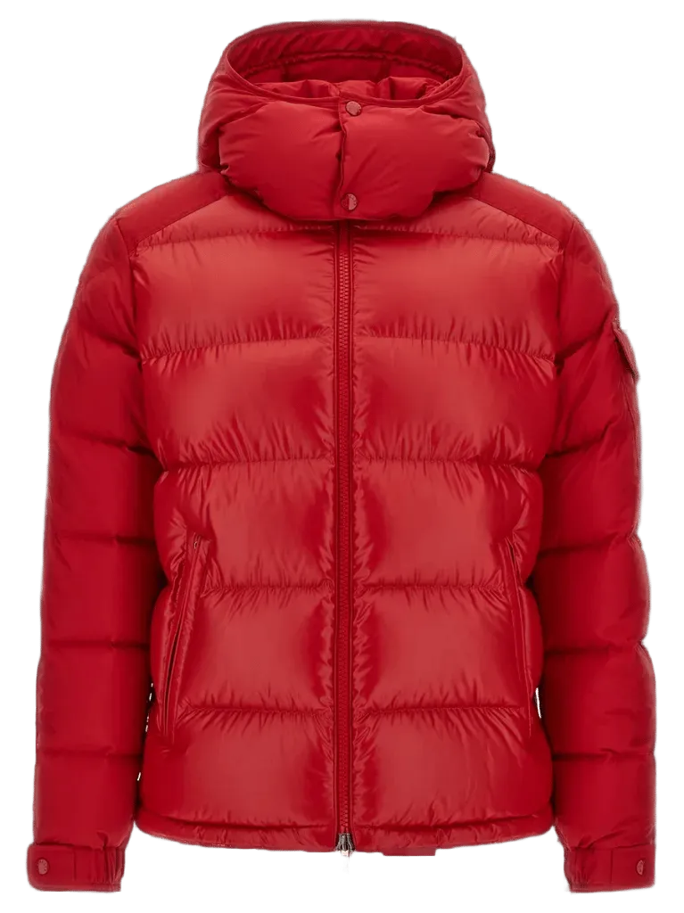 Moncler Maya Down Jacket — Red