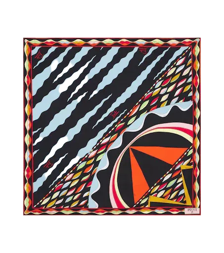 Fiamme and Nawaho silk twill scarf