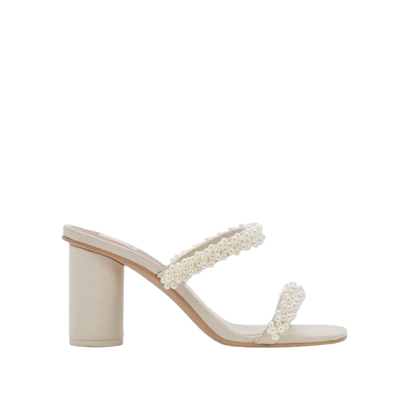 NOEL HEELS VANILLA PEARLS