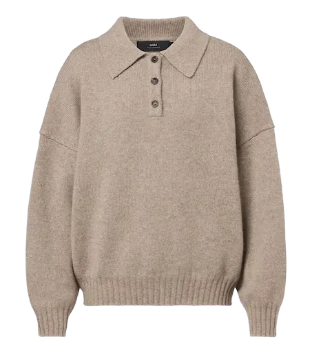 Kings Road cashmere polo sweater