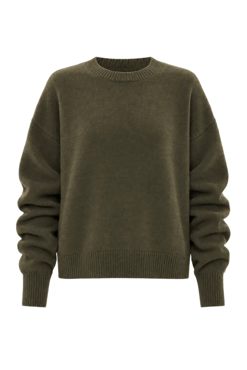 The Ivy Sweater - Dark Olive
